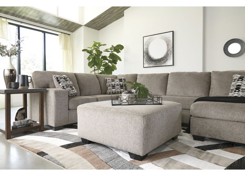 Kensington 6 Seater Fabric Corner Sofa with Chaise